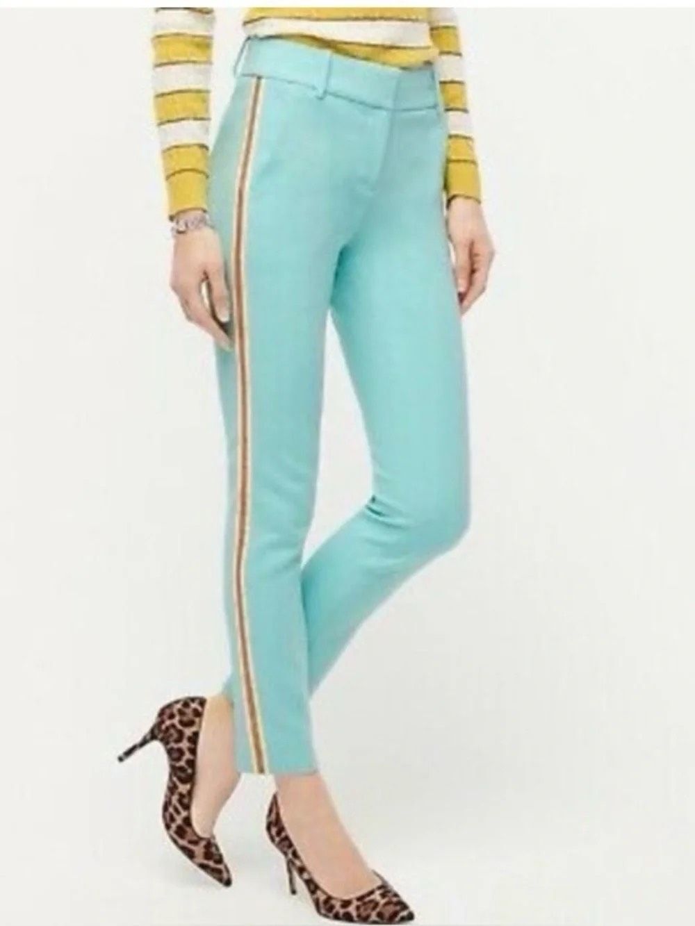 J. Crew Cameron Tuxedo Pants 8 NEW Women